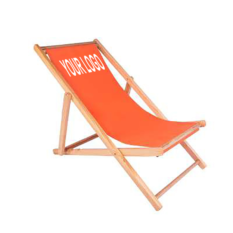 Custom Wooden Deck Chairs with Logo