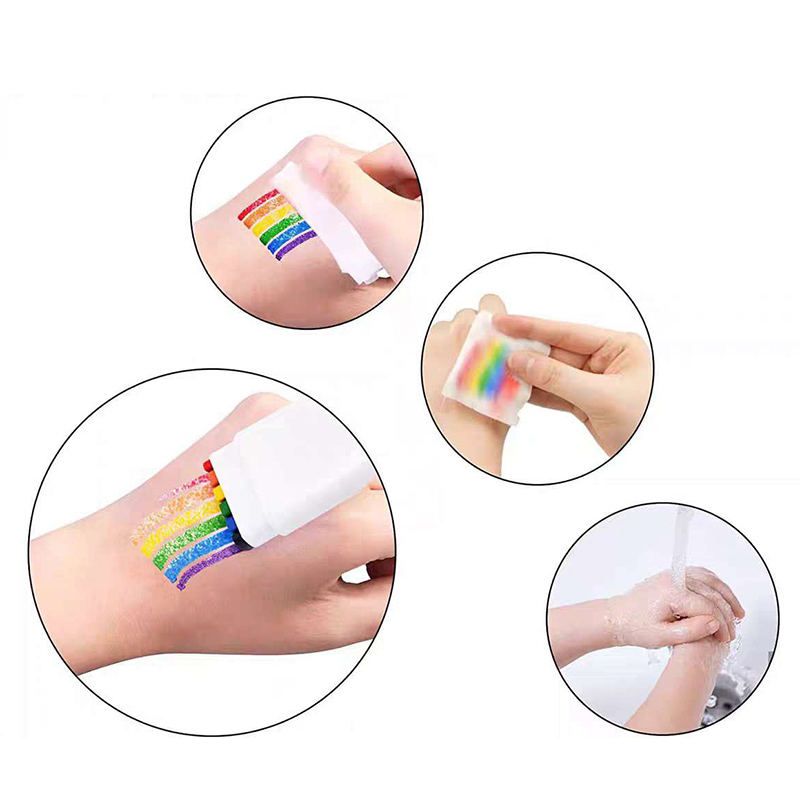 	Custom Printed Fan Face Paint Sticks with Logo