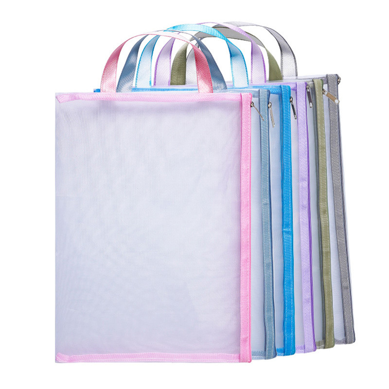 	Custom Mesh Zipper Bags – Plastic Pouches with Logo Print
