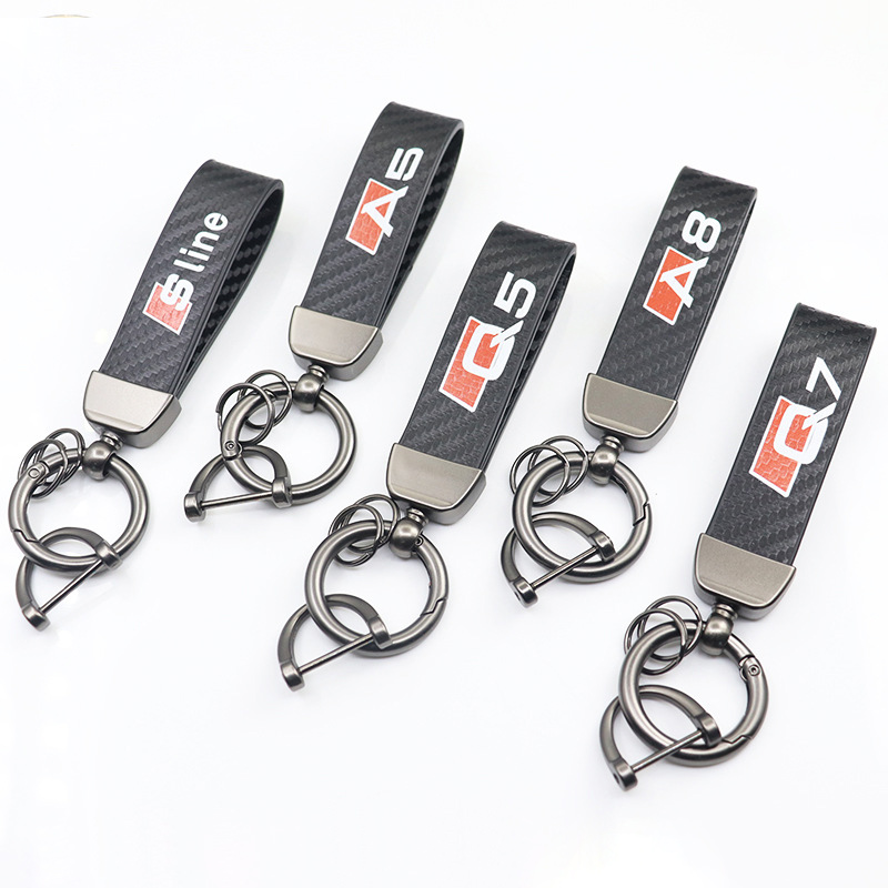 	Branded leather keychains