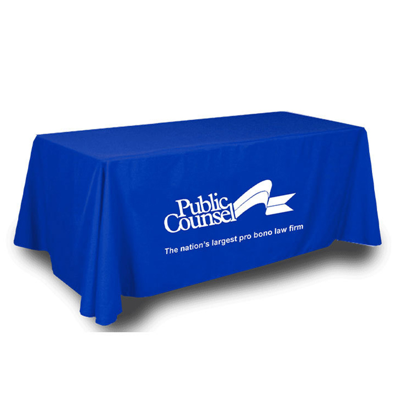 	Custom printed tablecloths