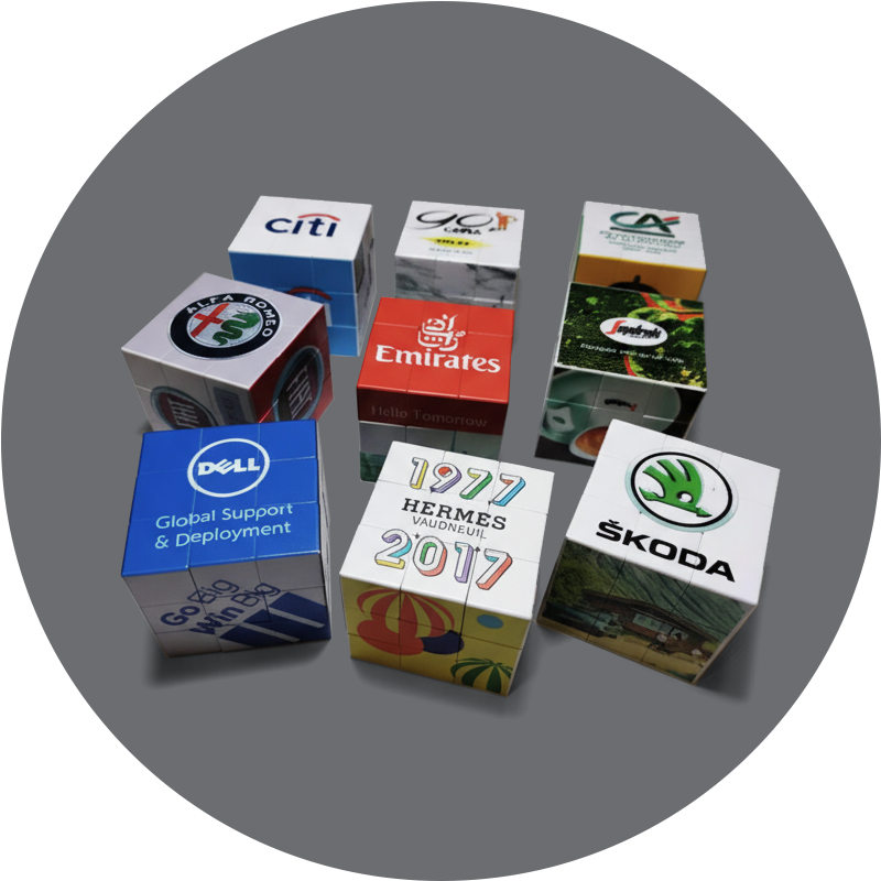 	Custom Rubik’s Cube Keychains with Logo