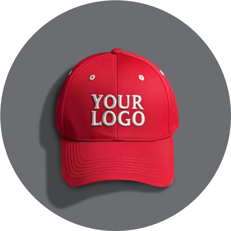 	Personalized logo caps