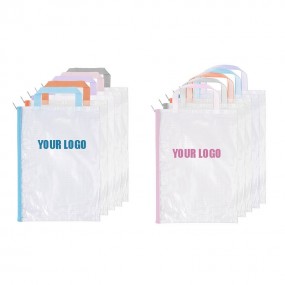Custom Zipper Document Bags – Mesh Plastic Pouches with...