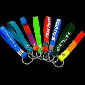 Custom Silicone Keychains with Logo – Personalized Rubb...