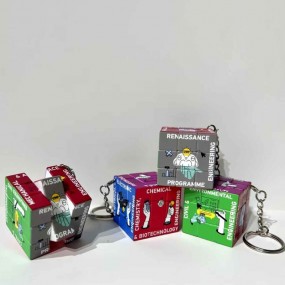 Custom Rubik’s Cube Keychains with Logo | Personalized ...