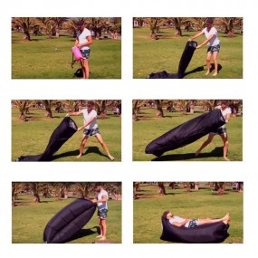 Inflatable Beach Sofa & Lazy Bag for Camping – XXL Infl...