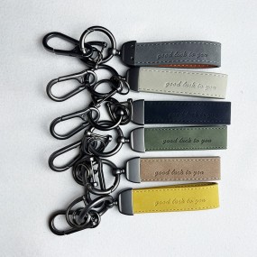 Custom Leather Keychains with Logo | Personalized Leath...