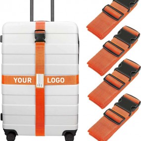 Custom Luggage Straps with Logo | Personalized Suitcase...