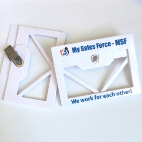 Custom Badge Holders with Clip | Printed ID Card Holder...