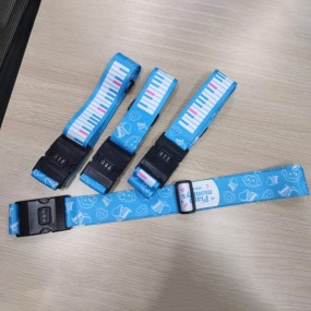 Custom Luggage Straps with Logo | Personalized Suitcase...