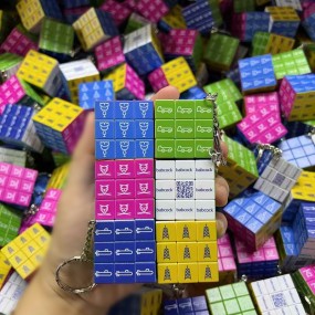 Custom Rubik’s Cube Keychains with Logo | Personalized ...
