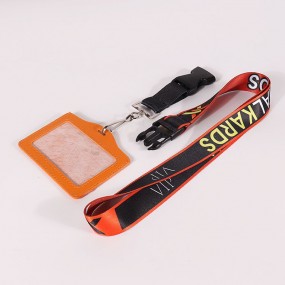 Custom ID Card Holder with Lanyard – Personalized Badge...