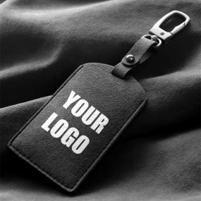 Custom Leather Luggage Tags with Logo | Personalized Le...