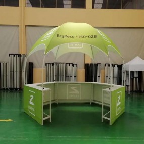 Pavilion for Sales Stands – Custom Printed Hexagonal Te...