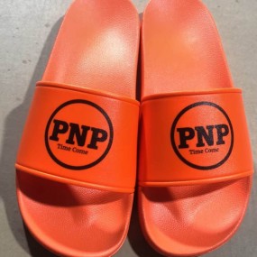 Custom Slide Sandals with Logo | Personalized Pool Slid...