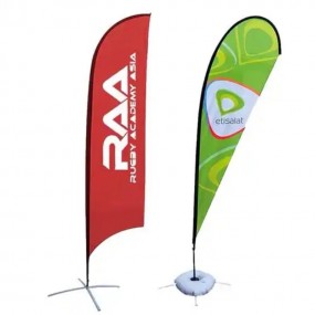 Custom Beach Flags | Double-Sided Printed Beachflags