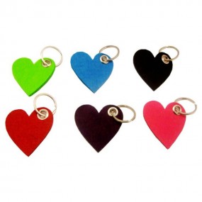 Custom Felt Heart Keychains with Logo | Personalized He...
