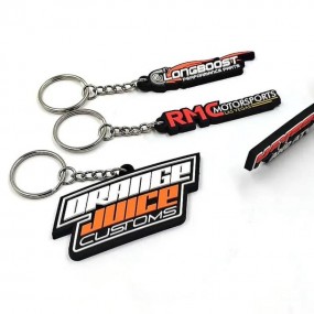Custom Silicone Keychains with Logo – Personalized Rubb...