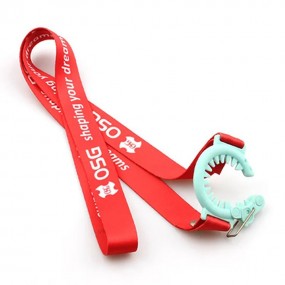 Lanyard Keychain with Bottle Holder – Custom Printed La...