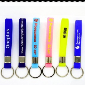 Custom Silicone Keychains with Logo – Personalized Rubb...