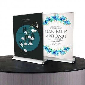 Mini Roll-Up in A4 or A3 Format | Table Displays Printi...