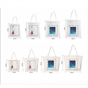 Custom Cotton Tote Bags with Logo – Personalized Fabric...