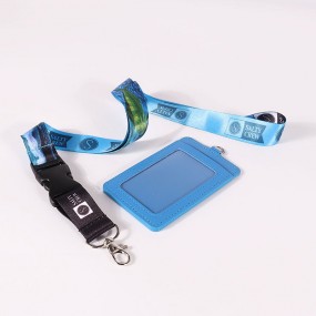 Custom ID Card Holder with Lanyard – Personalized Badge...