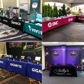 Custom Printed Table Runners & Tablecloths with Logo | ...