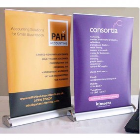 Mini Roll-Up in A4 or A3 Format  | Table Displays Print...