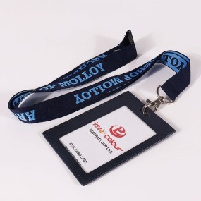 Custom ID Card Holder with Lanyard – Personalized Badge...