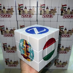 Custom 10x10cm Rubik’s Cube | Personalized 3x3 Magic Cu...