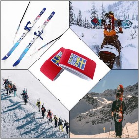 Custom Ski Straps with Velcro – Skifix & Ski Clips with...
