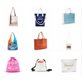 Custom Cotton Tote Bags with Logo – Personalized Fabric...