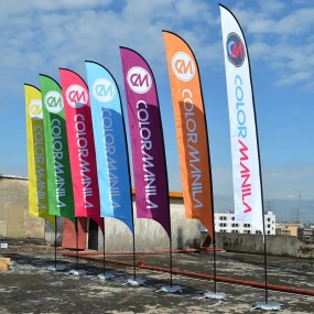 Custom Beach Flags | Double-Sided Printed Beachflags