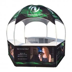 Pavilion for Sales Stands – Custom Printed Hexagonal Te...