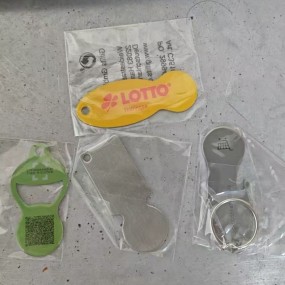 Custom Shopping Cart Tokens & Keychain Coin Holders | P...