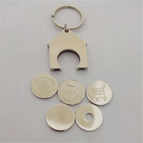 Custom Shopping Cart Tokens & Keychain Coin Holders | P...