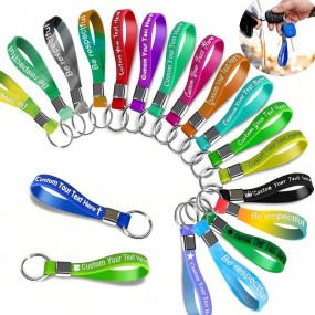 Custom Silicone Keychains with Logo – Personalized Rubb...