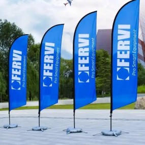 Custom Beach Flags | Double-Sided Printed Beachflags