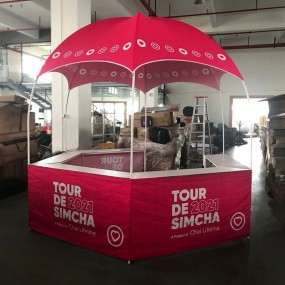 Pavilion for Sales Stands – Custom Printed Hexagonal Te...