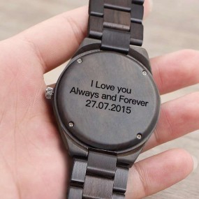 Custom Wooden Wristwatch – Personalized Wood Watches wi...