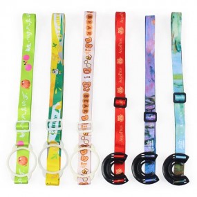 Lanyard Keychain with Bottle Holder – Custom Printed La...