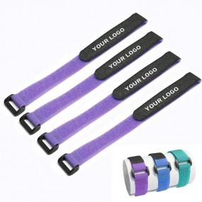 Velcro Straps with Buckle | Custom Printed Velcro Cable...