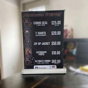 Mini Roll-Up in A4 or A3 Format  | Table Displays Print...