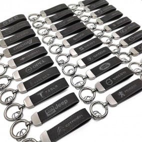 Custom Leather Keychains with Logo | Personalized Leath...