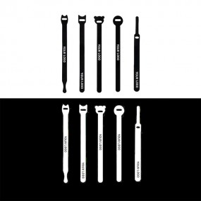 Custom Printed Velcro Cable Ties | Personalized Hook an...