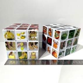 Custom 10x10cm Rubik’s Cube | Personalized 3x3 Magic Cu...