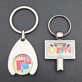 Custom Shopping Cart Tokens & Keychains | Personalized ...