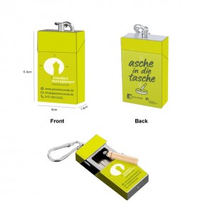 Custom Ashtrays with Logo | Personalized Pocket Ashtray...